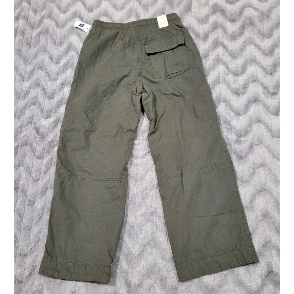Gap Kids Boys Size 8 Green Lined Nylon Blend Pull On Pants NWT